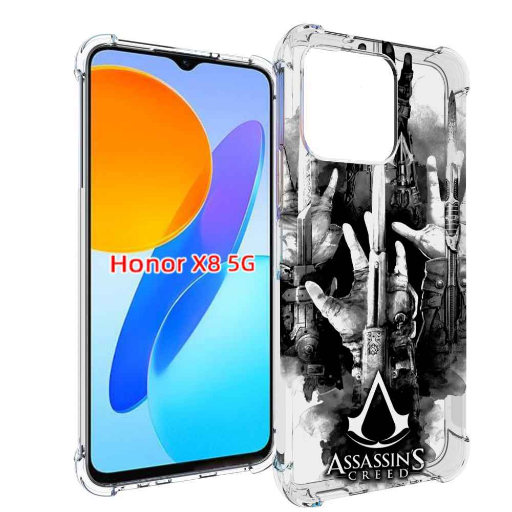 

Чехол MyPads Assassin's Creed скрытый клинок для Honor X8 5G, Прозрачный, Tocco