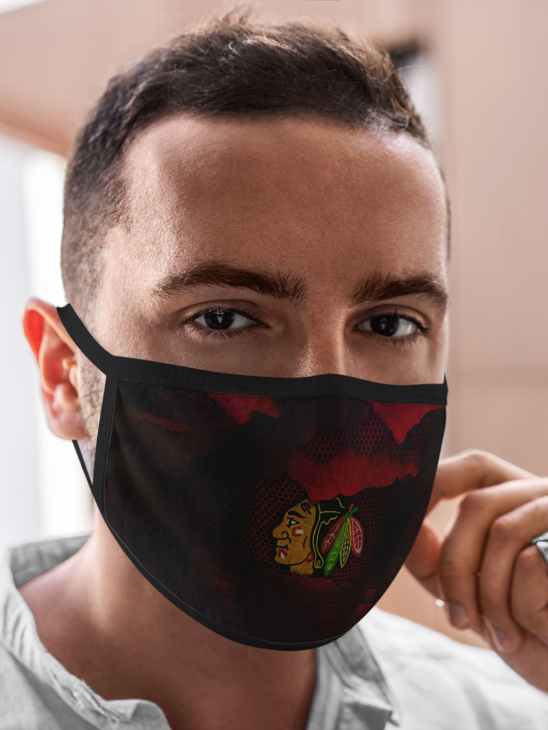 

Многоразовая маска унисекс Burnettie Nhl Chicago, Разноцветный, Nhl Chicago