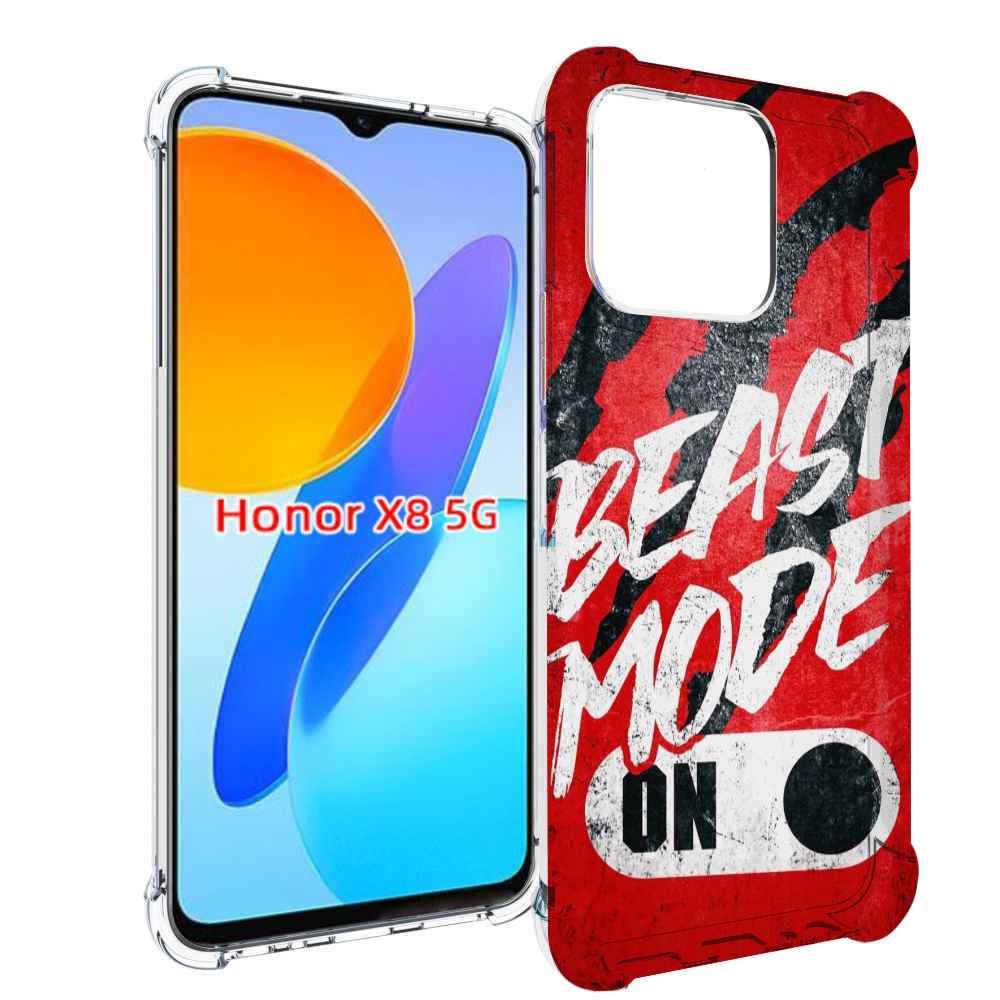 

Чехол MyPads BEAST inside You для Honor X8 5G, Прозрачный, Tocco