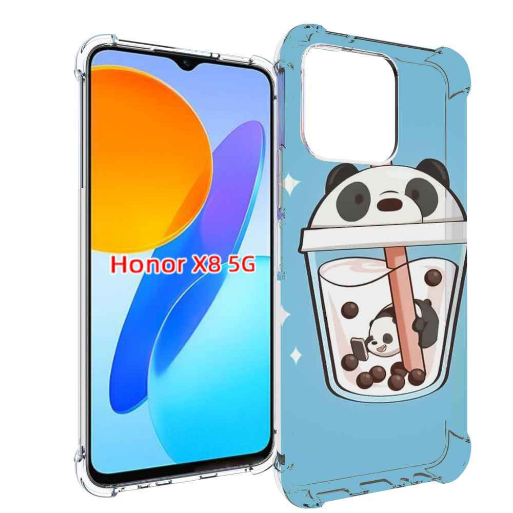 

Чехол MyPads Bubble tea для Honor X8 5G, Прозрачный, Tocco