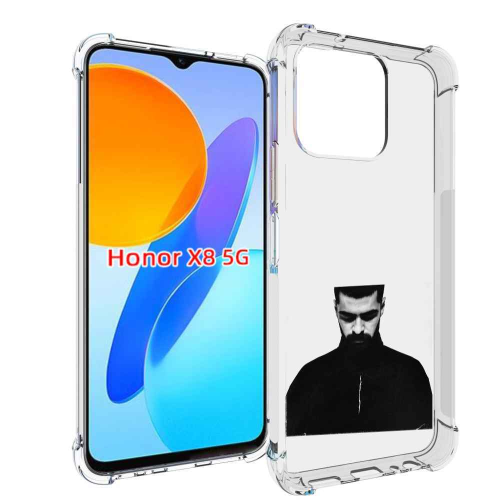 

Чехол MyPads Buster Keaton Miyagi мужской для Honor X8 5G, Прозрачный, Tocco