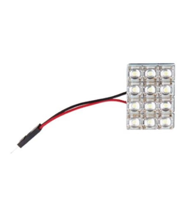 Лампа автомобильная LED Xenite PANEL-1203 к-т салона 12v 1,5w; 12 FLUX; 50*25мм; белый 500