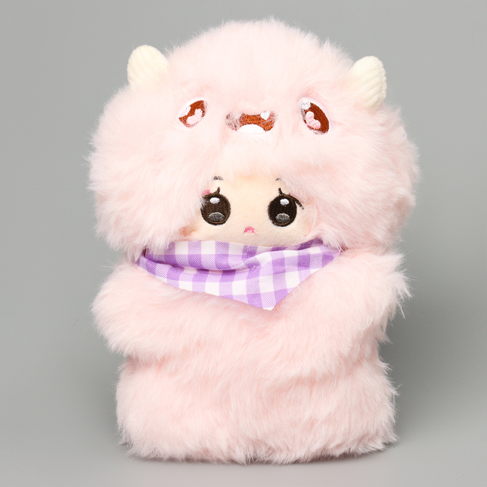 

Мягкая игрушка Кукла в костюме монстрика 9954602, 22 см, Розовый