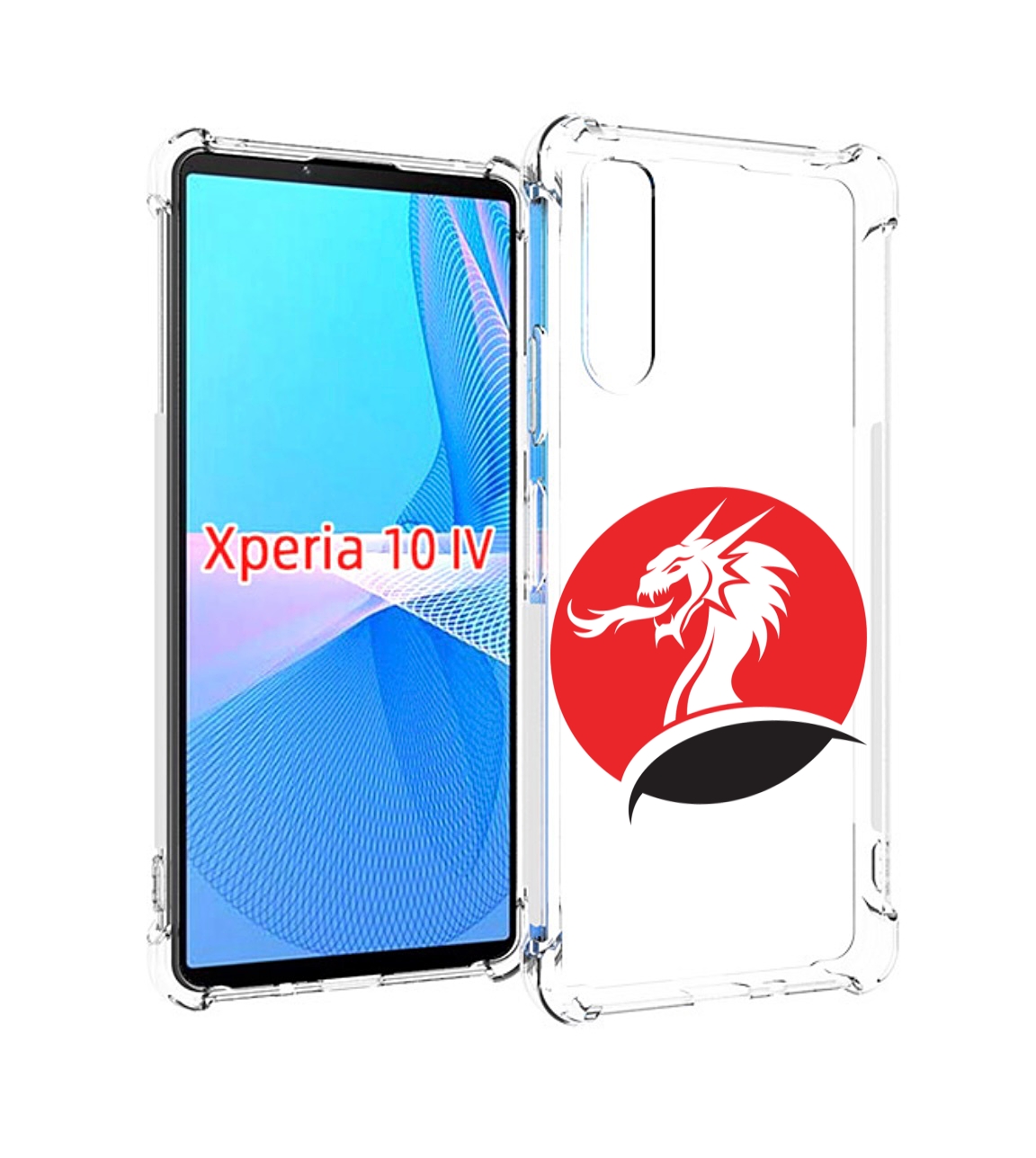 Чехол MyPads дракон-рисунок для Sony Xperia 10 IV (10-4)