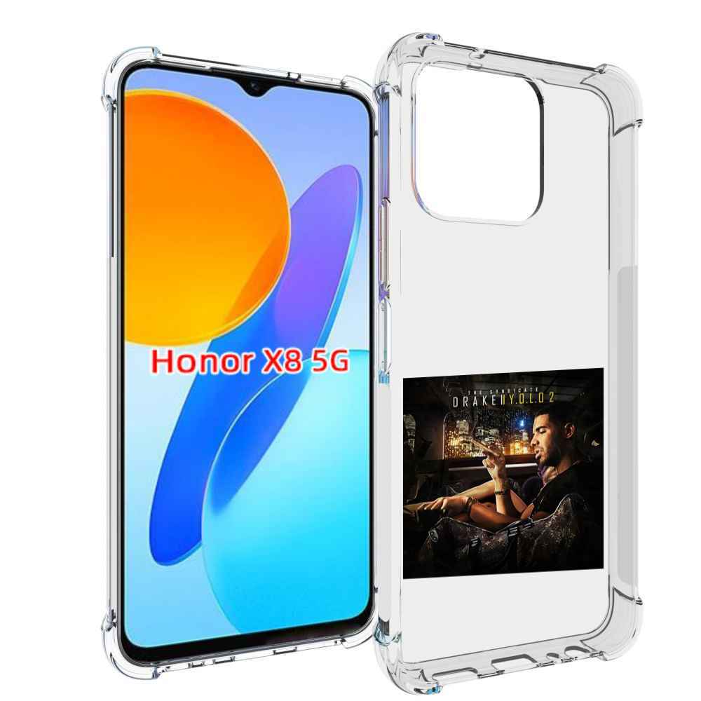 

Чехол MyPads Drake - You Only Live Once 2 для Honor X8 5G, Прозрачный, Tocco
