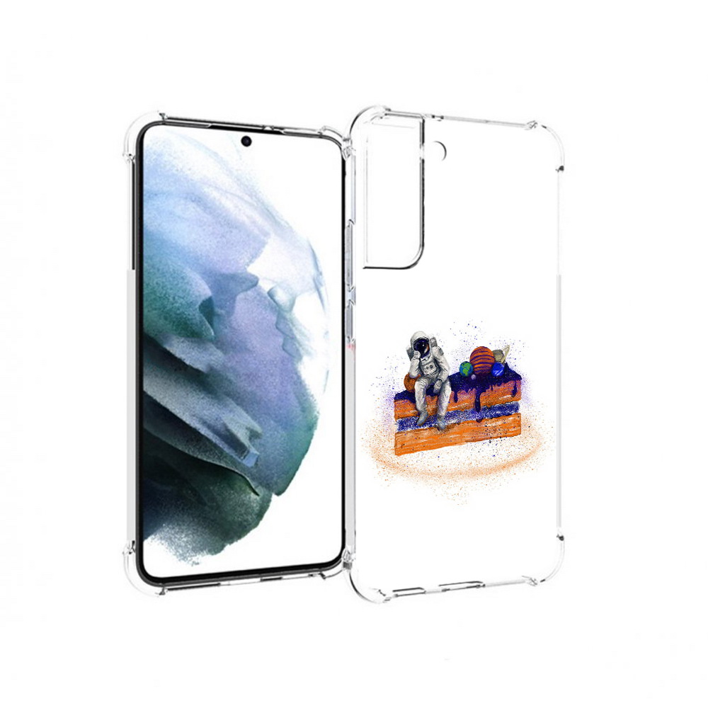 

Чехол MyPads Tocco для Samsung Galaxy S22 Plus торт с планетами (PT226933.535.648), Прозрачный, Tocco
