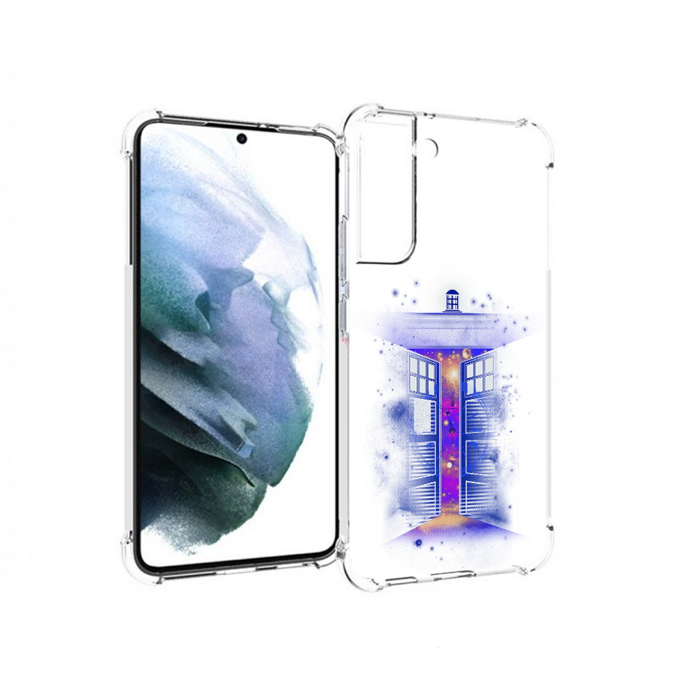 

Чехол MyPads Tocco для Samsung Galaxy S22 Plus фиолетовый уголок абстракция, Прозрачный, Tocco