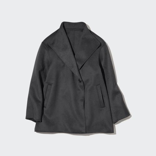 

Пальто женское UNIQLO 450499COL07 серое M, 450499COL07