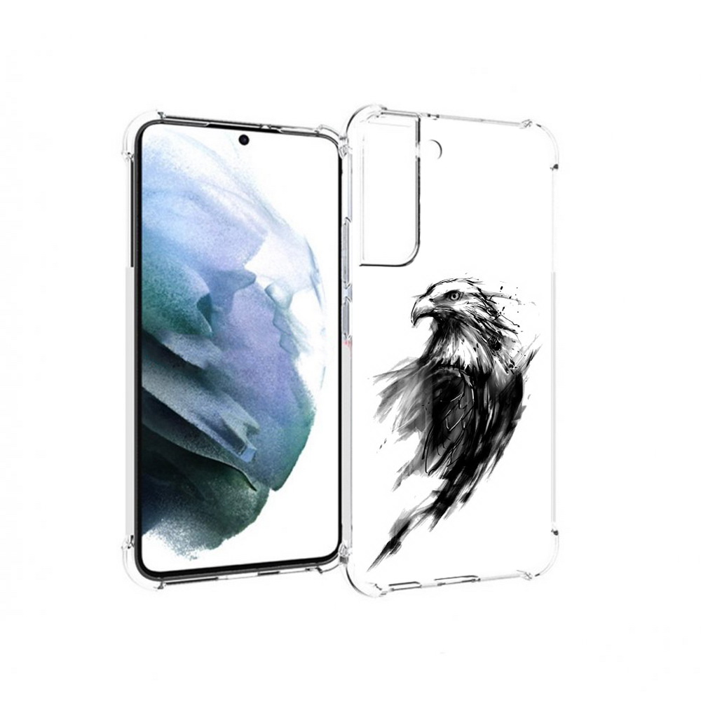 

Чехол MyPads Tocco для Samsung Galaxy S22 Plus чб птица (PT226933.535.670), Прозрачный, Tocco