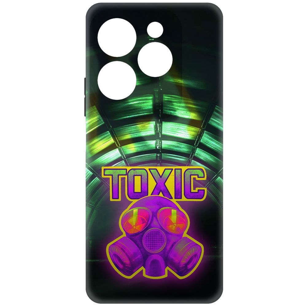 

Чехол-накладка Case Cтандофф 2 (Standoff 2) - Стикер Toxic для INFINIX Hot 40 Pro, Черный