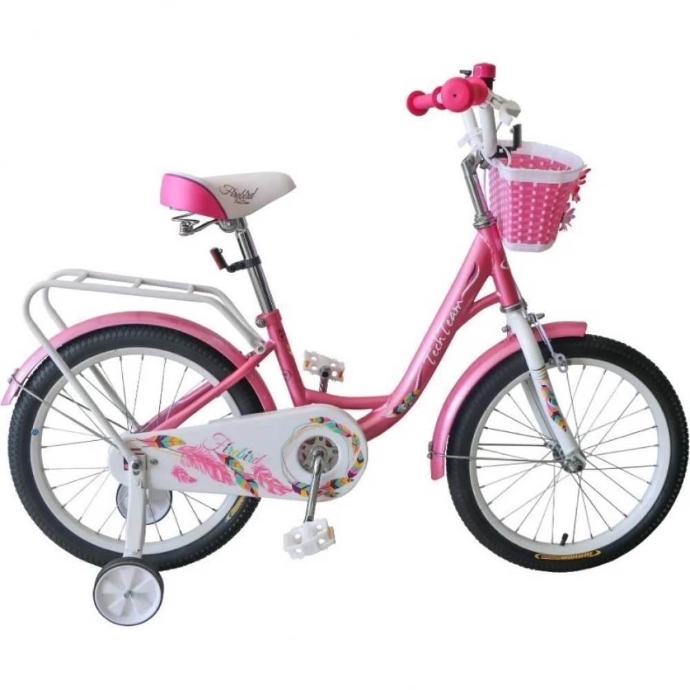 

Велосипед Tech Team Firebird 14 розовый (сталь) NN002636