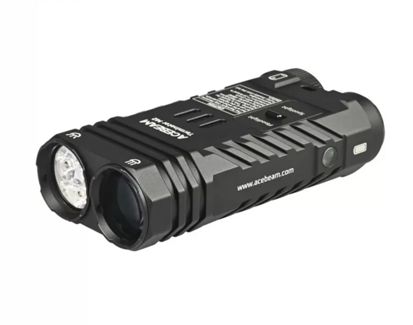 

Фонарь Acebeam Terminator M2 3100 мАч, 500 метров, Black NW, Черный, Terminator M2