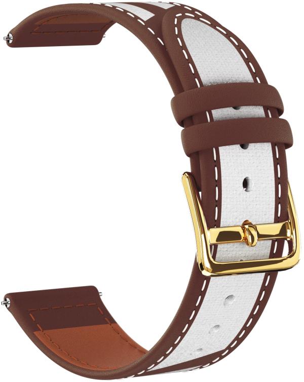 

Ремешок кожаный GSMIN Buzz 22 для Honor Watch Magic 2 46мм (Красный)