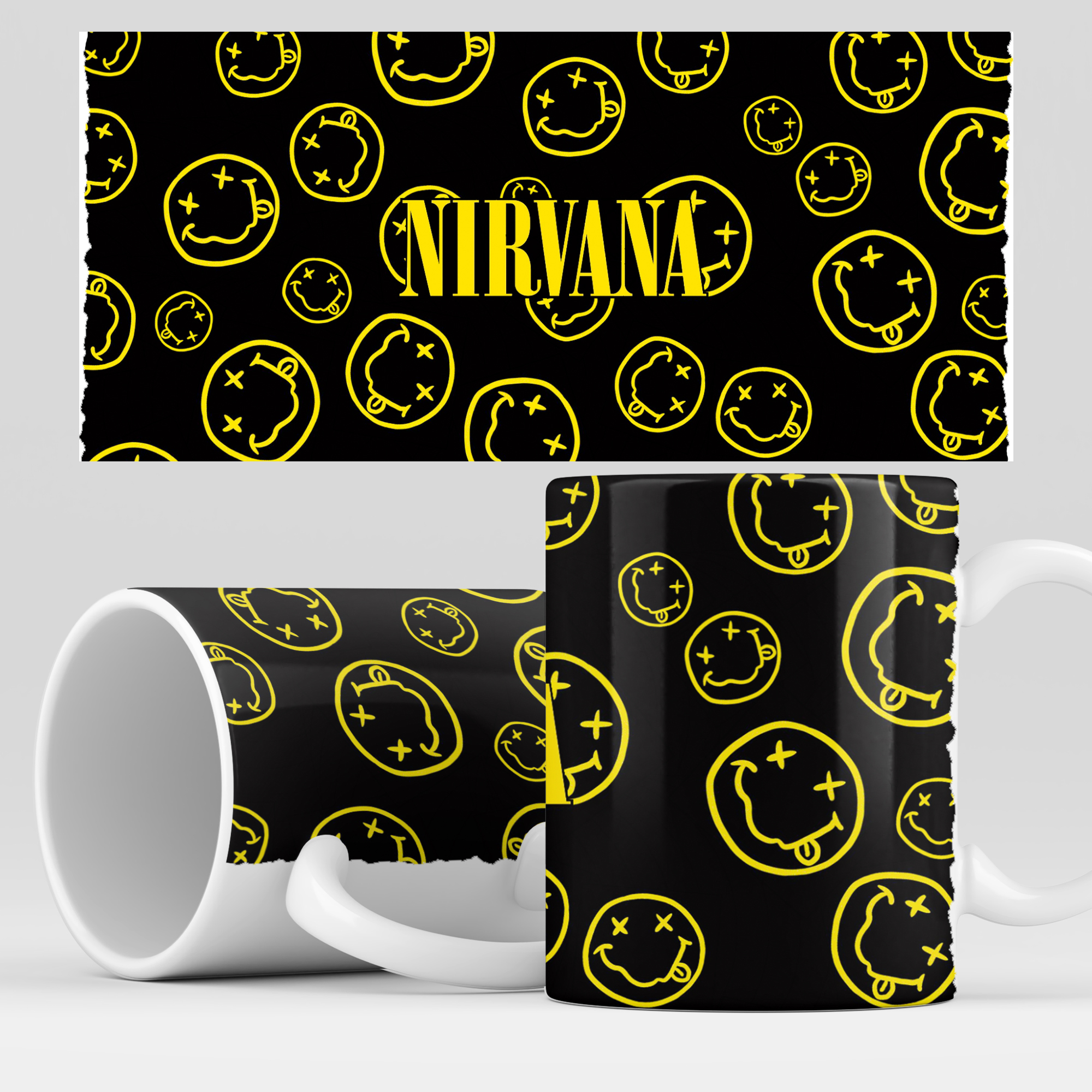 

Кружка RocketCup с принтом "Нирвана" Nirvana, Nirvana01