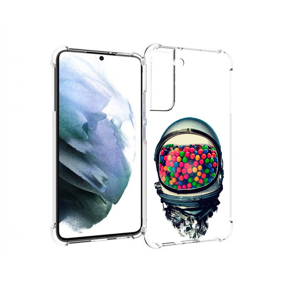 

Чехол MyPads Tocco для Samsung Galaxy S22 Plus шлем космонавта (PT226933.535.700), Прозрачный, Tocco