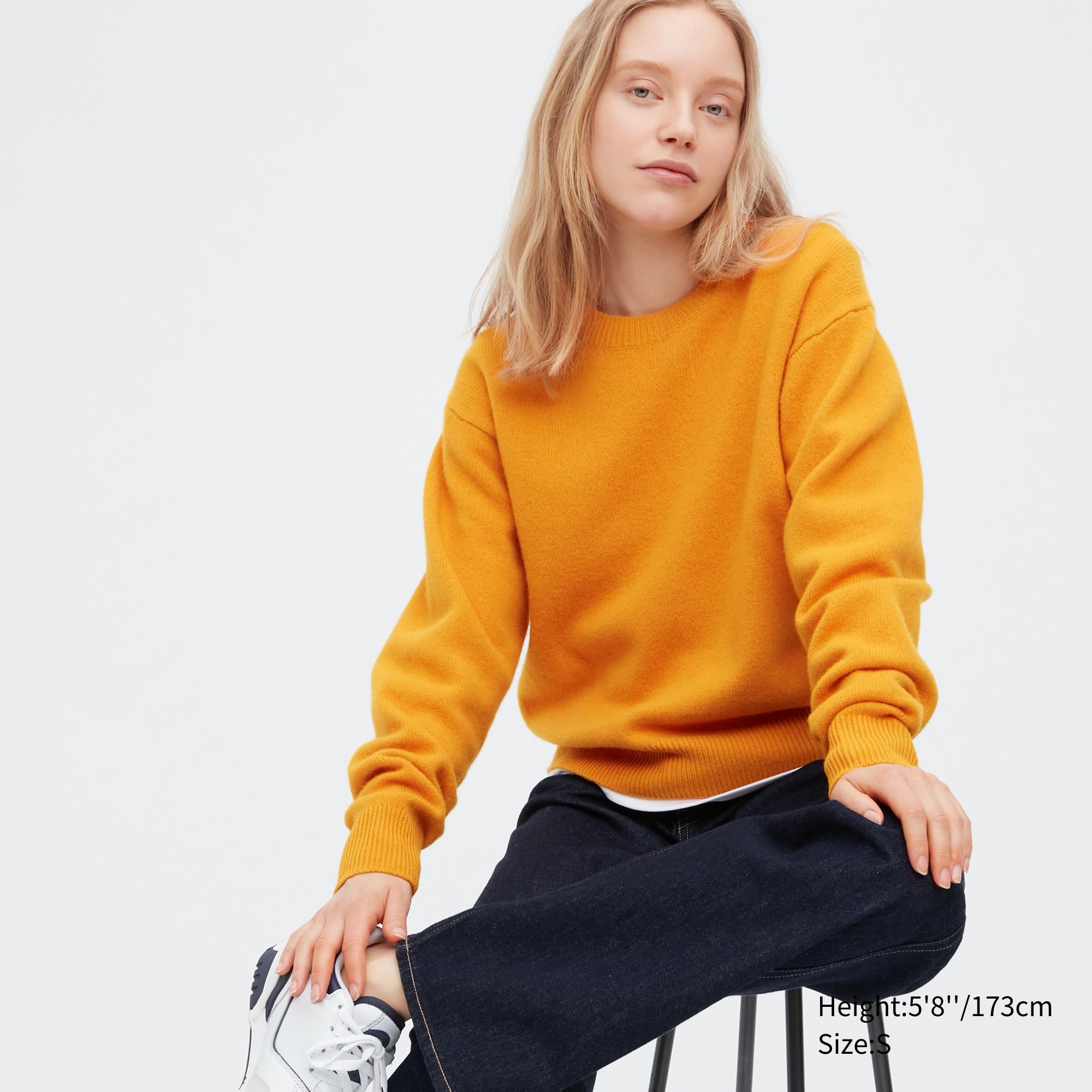 

Джемпер женский UNIQLO 450516COL46 желтый M (доставка из-за рубежа), 450516COL46