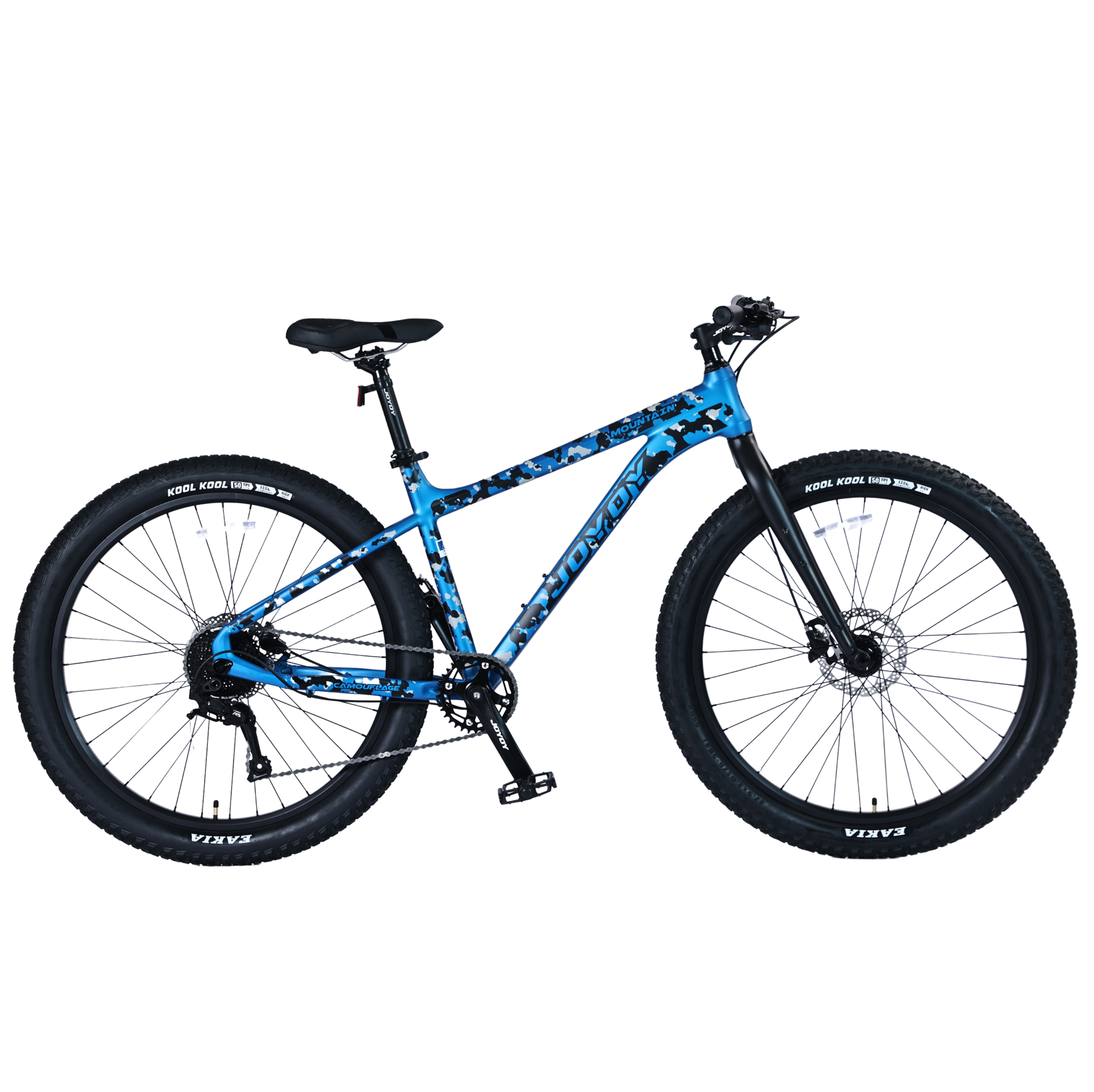 Горный велосипед Joyoy 27,5, 2024 г, 150-178 см, рама 17,5, колеса 27,5, камуфляж синий