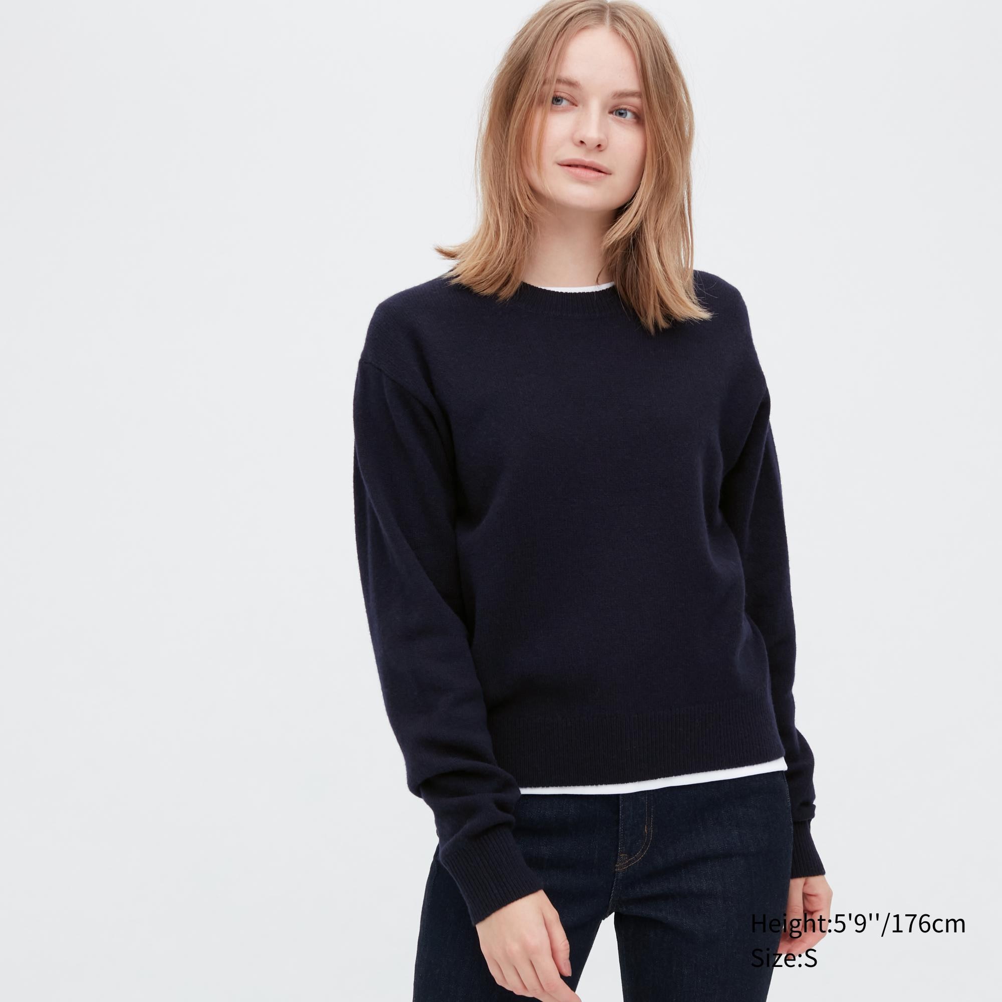 

Джемпер женский UNIQLO 450516COL69 синий L (доставка из-за рубежа), 450516COL69