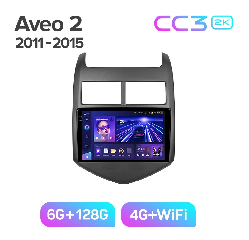 Магнитола TEYES CHEVROLET AVEO 2011-2015 г CC3 2K 6128ГБ 4699000₽