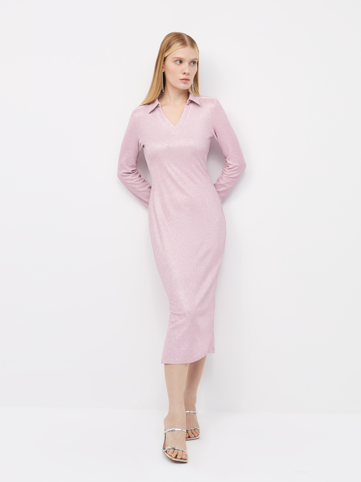 Платье женское Arive ARV-WF-10517-006 розовое S