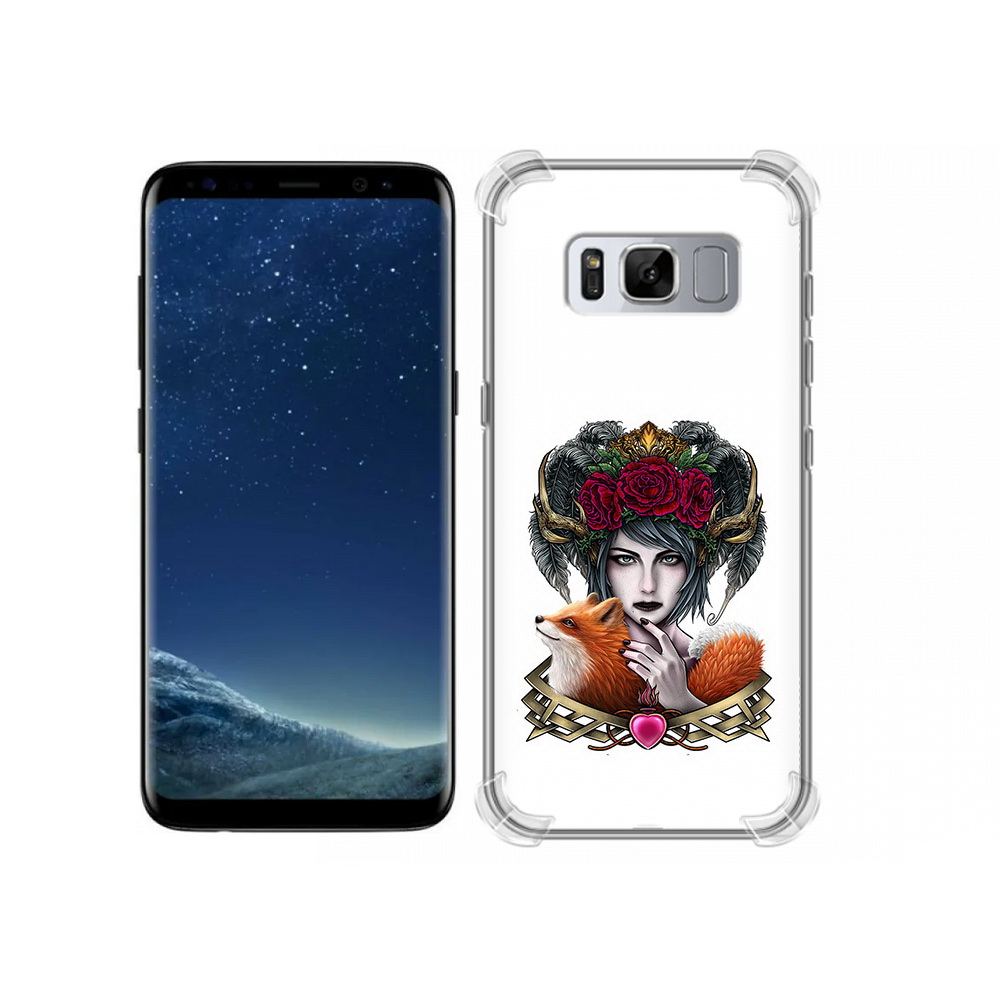 

Чехол MyPads Tocco для Samsung Galaxy S8 девушка с лисой (PT62300.601.314), Прозрачный, Tocco
