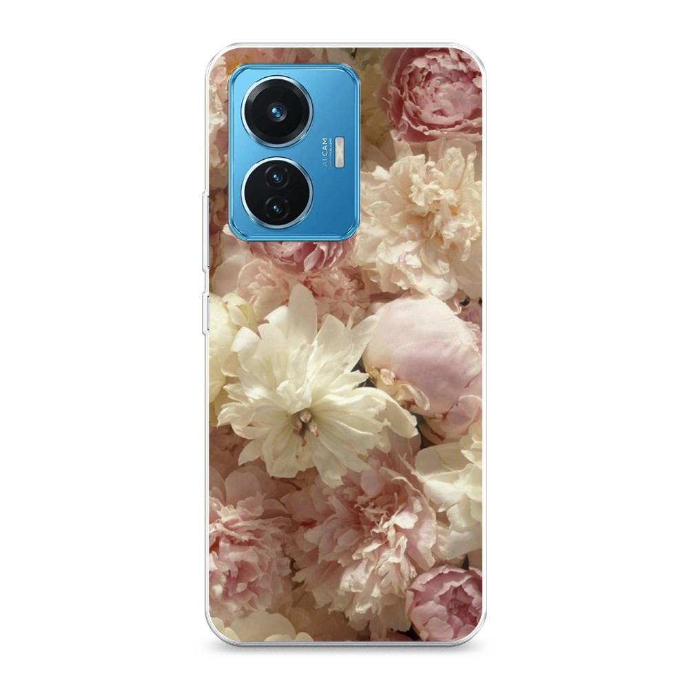 

Чехол Awog на Vivo T1 44W "Пионы светлые", 267150-8