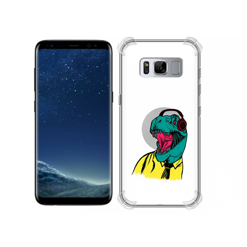 

Чехол MyPads Tocco для Samsung Galaxy S8 дино (PT62300.601.326), Прозрачный, Tocco