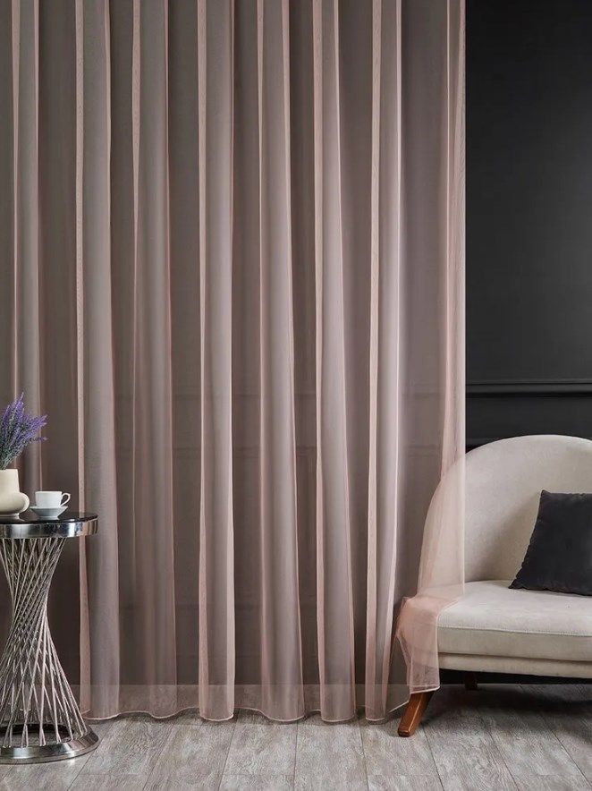 

Тюль сетка высота 270 ширина 500 на шторной ленте, Сетка цветная