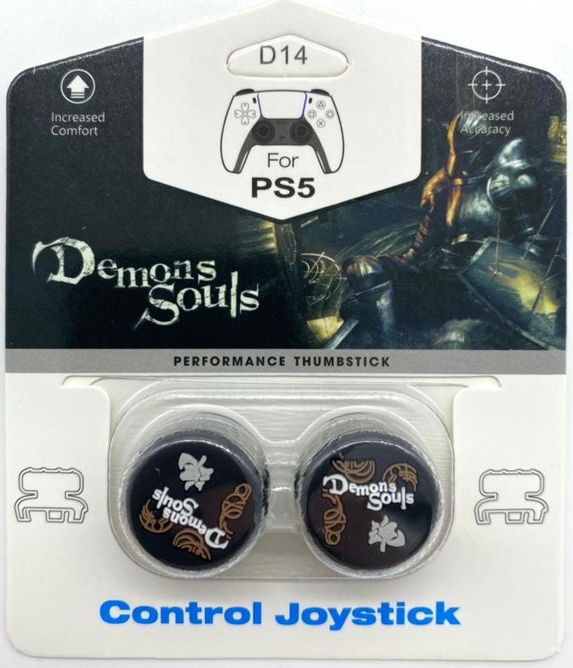 

Накладки на стики для геймпада DualSense FPS Master Demons Souls (2 шт) (PS5), Черный;белый;красный, Demons Souls