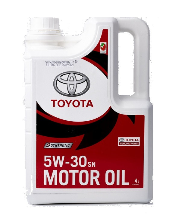 

Моторное масло Toyota синтетическое 5W30 Арi Sl, Асеа А1/В1/А5/В5 4л