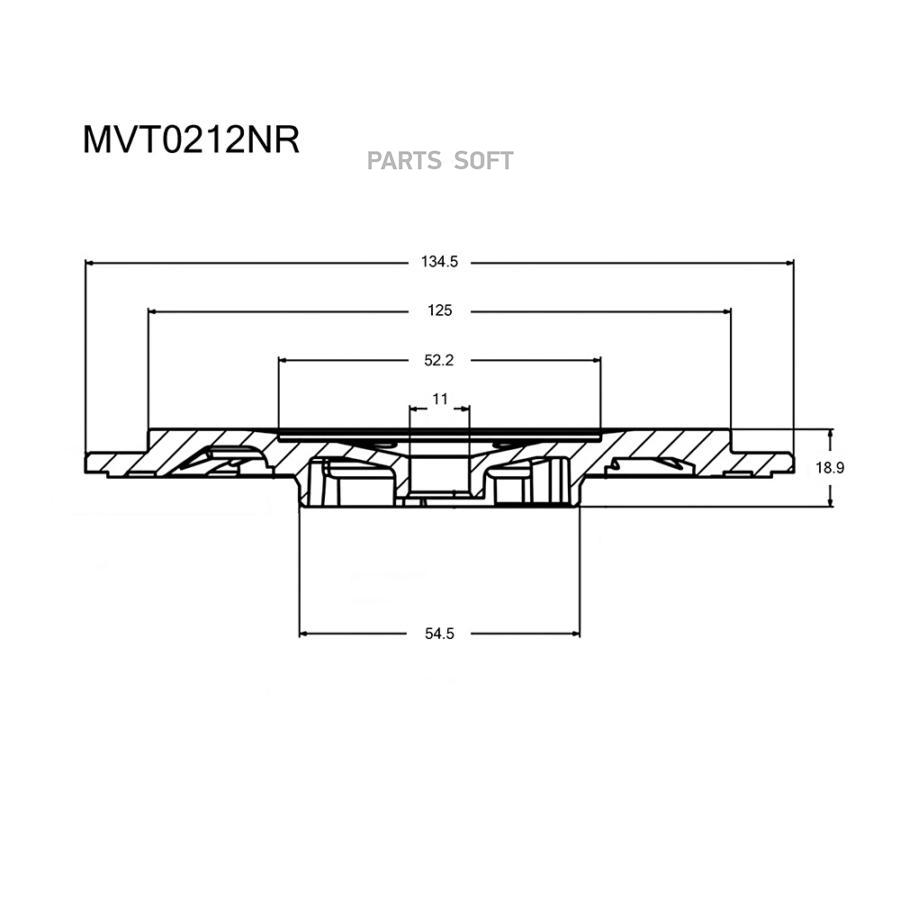 

Задняя Пластина Турбокомпрессора Krauf mvt0212nr