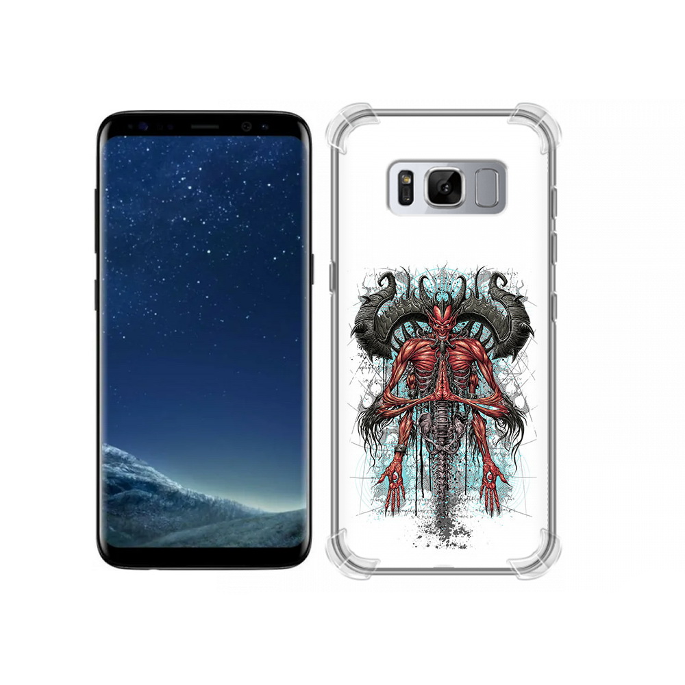 

Чехол MyPads Tocco для Samsung Galaxy S8 дьявол (PT62300.601.340), Прозрачный, Tocco