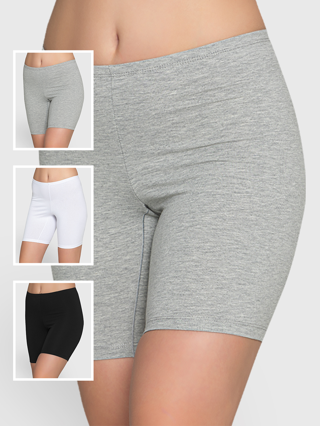 Cпортивные шорты женские Lunarable ktyt005-3_ серые S