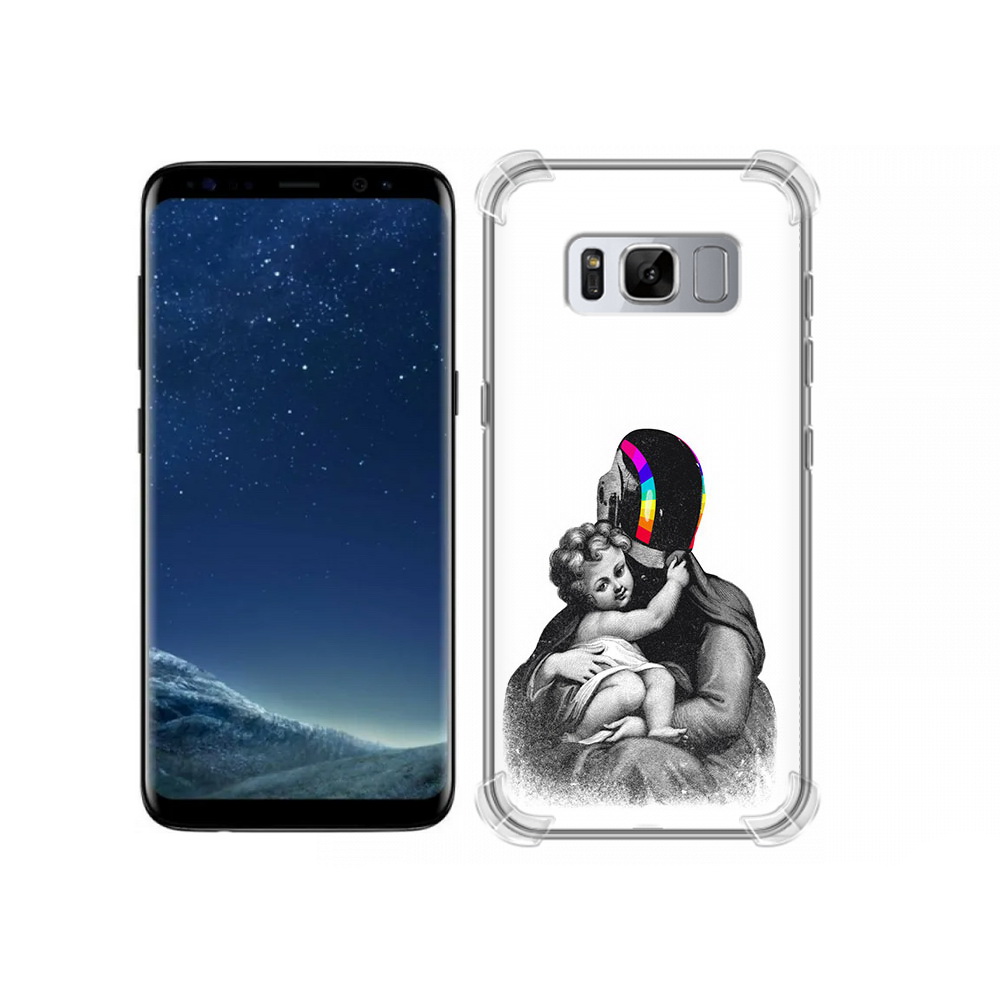 

Чехол MyPads Tocco для Samsung Galaxy S8 защитник в шлеме (PT62300.601.350), Прозрачный, Tocco