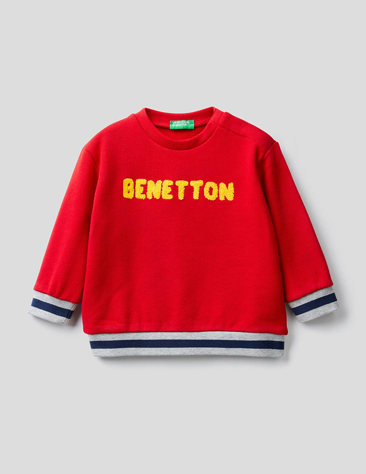 

Свитшот для мальчиков Benetton цв. красный р.80, 21A_3J68C15BV