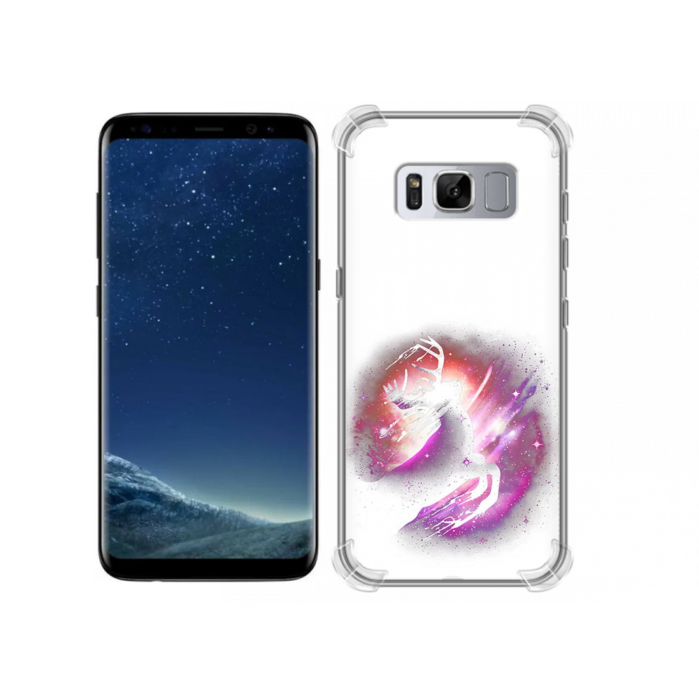 

Чехол MyPads Tocco для Samsung Galaxy S8 звездный олень (PT62300.601.354), Прозрачный, Tocco