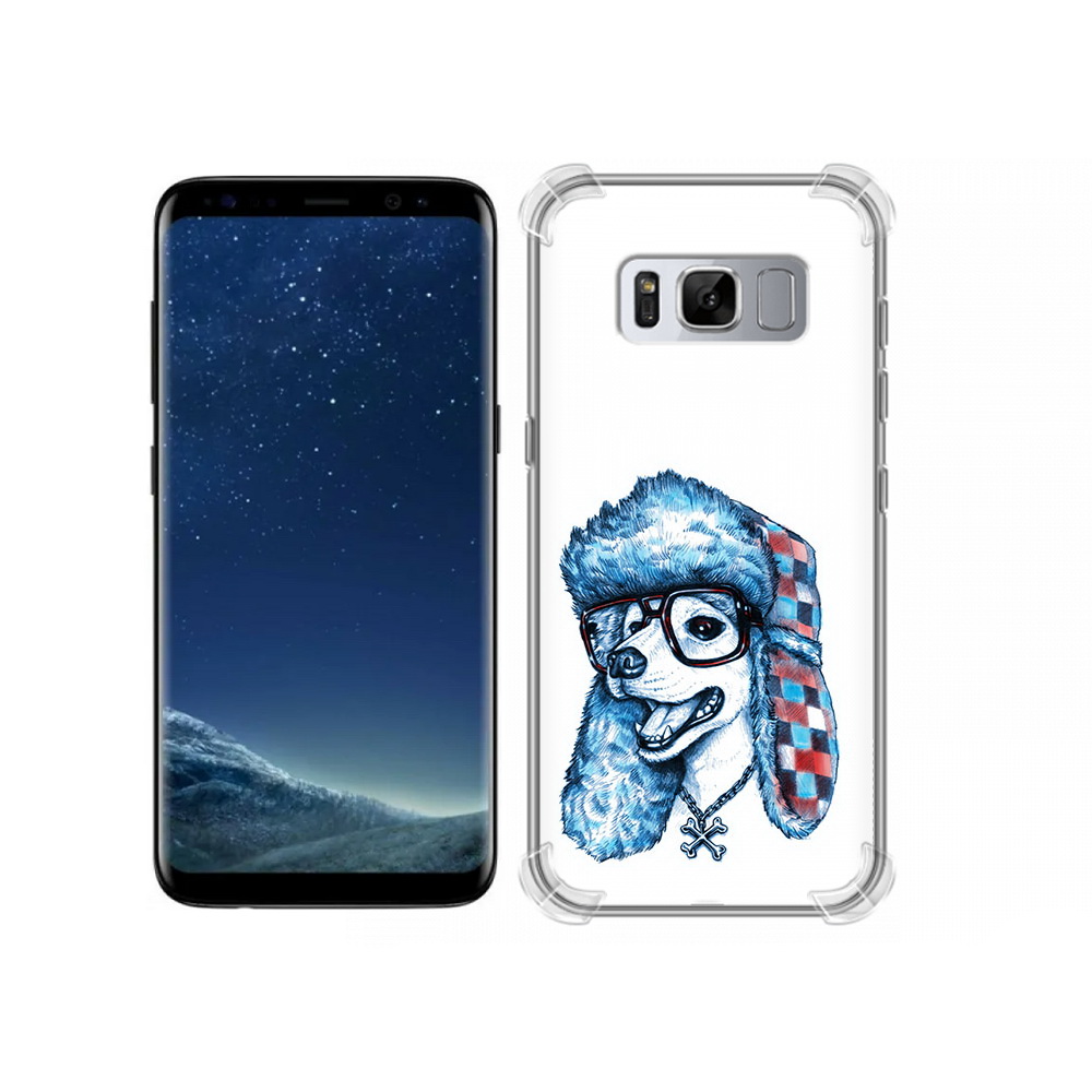 

Чехол MyPads Tocco для Samsung Galaxy S8 зимний пес (PT62300.601.362), Прозрачный, Tocco
