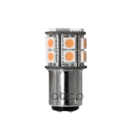 фото Лампа светодиодная 12v p21w 21w маяк 2 шт. блистер 12t25/or/15smd/2bl/but маяк арт. 12t25o