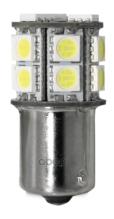 фото Лампа светодиодная 12v p21w 21w маяк 2 шт. блистер 12t25/w/15smd/2bl/but маяк арт. 12t25w1