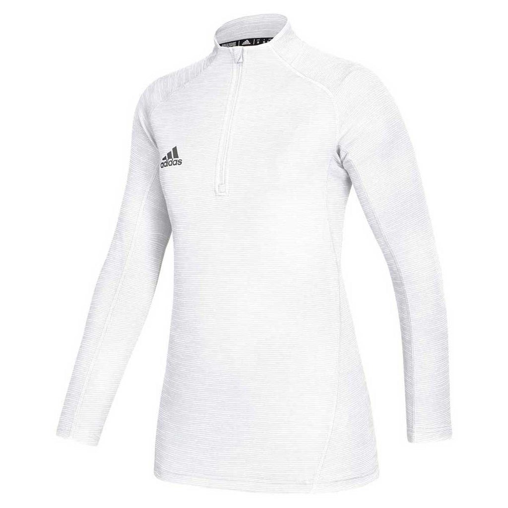 Лонгслив женский Adidas Five Game Mode Performance Quarter Zip DX9841 белый S 4990₽