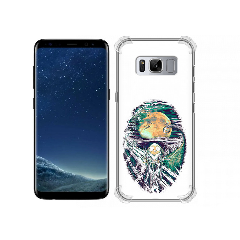 

Чехол MyPads Tocco для Samsung Galaxy S8 зубастое существо абстракция (PT62300.601.370), Прозрачный, Tocco