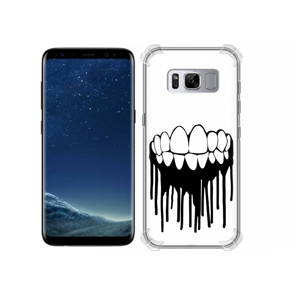 

Чехол MyPads Tocco для Samsung Galaxy S8 зубы (PT62300.601.372), Прозрачный, Tocco
