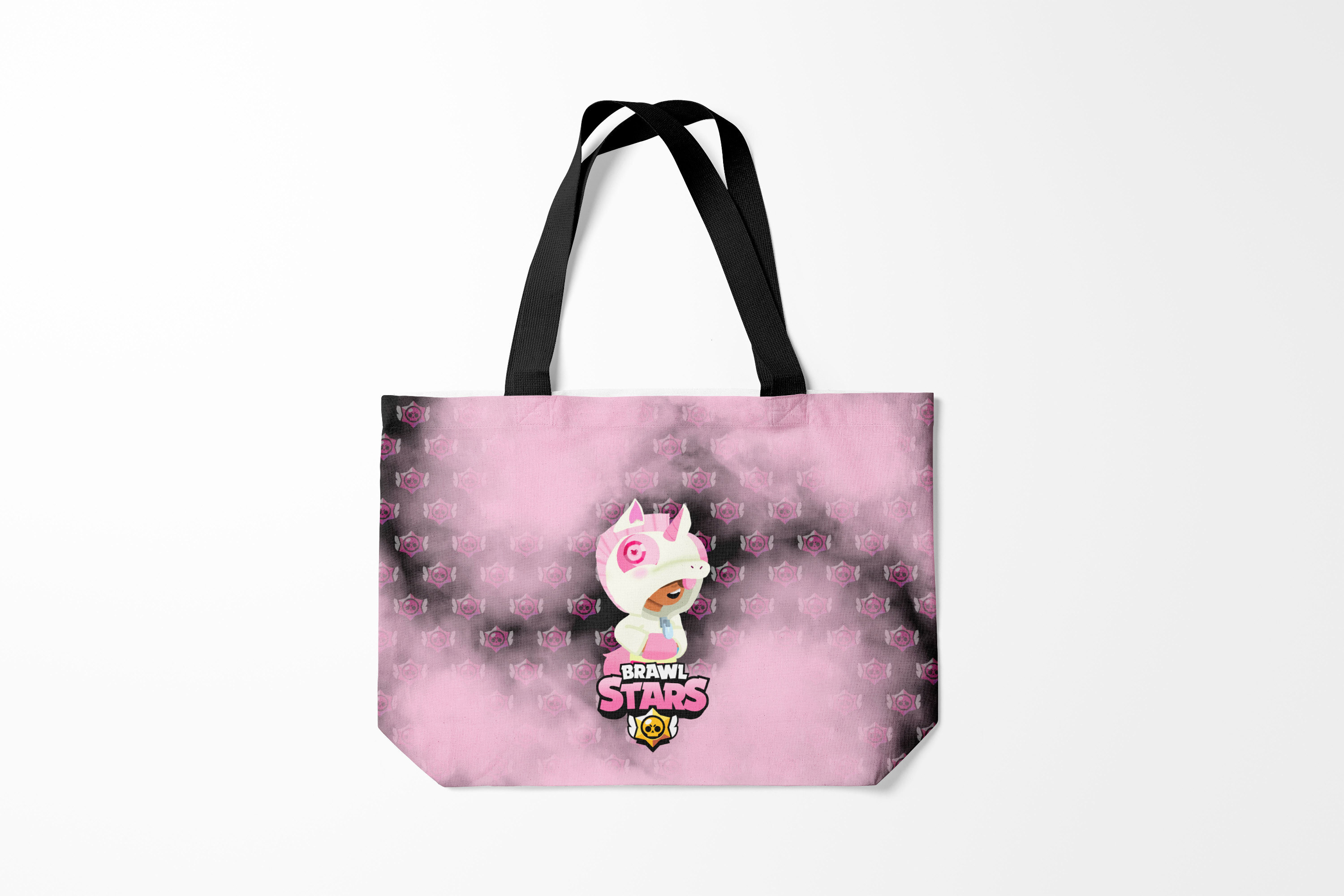 

Сумка шoппер унисекс Burnettie Brawl Stars Unicorn., розовый; черный, Brawl Stars Unicorn.