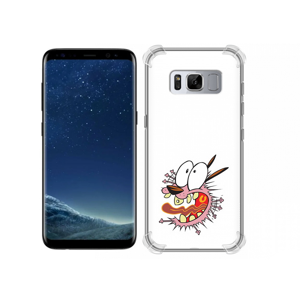 

Чехол MyPads Tocco для Samsung Galaxy S8 испуганный бобик (PT62300.601.381), Прозрачный, Tocco