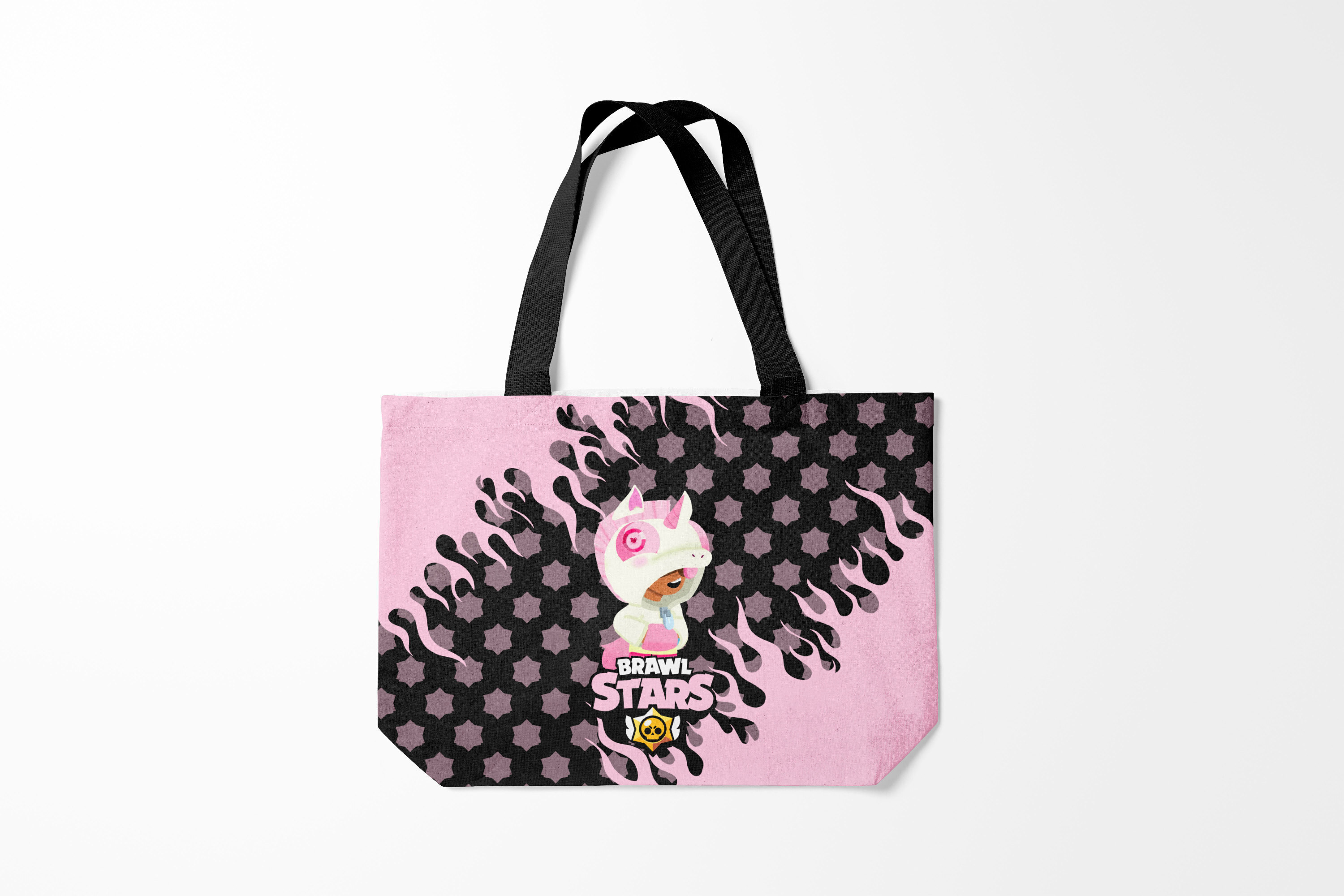 

Сумка шoппер унисекс Burnettie Brawl Stars Unicorn., розовый; черный, Brawl Stars Unicorn.