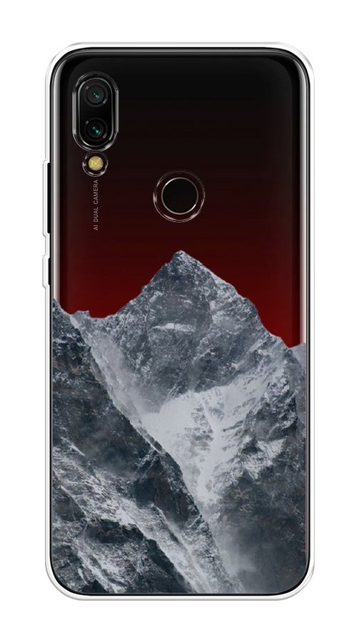 

Чехол на Xiaomi Redmi 7 "Горы арт 4", Серый;бежевый, 35050-2