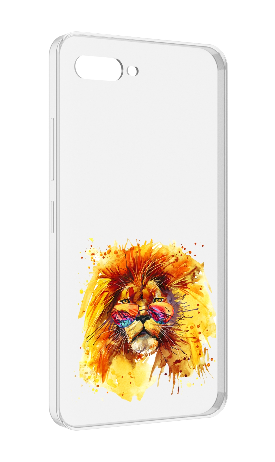 

Чехол MyPads лев в очках для ITEL A25 / ITEL A25 Pro / ITEL A35, Прозрачный, Tocco