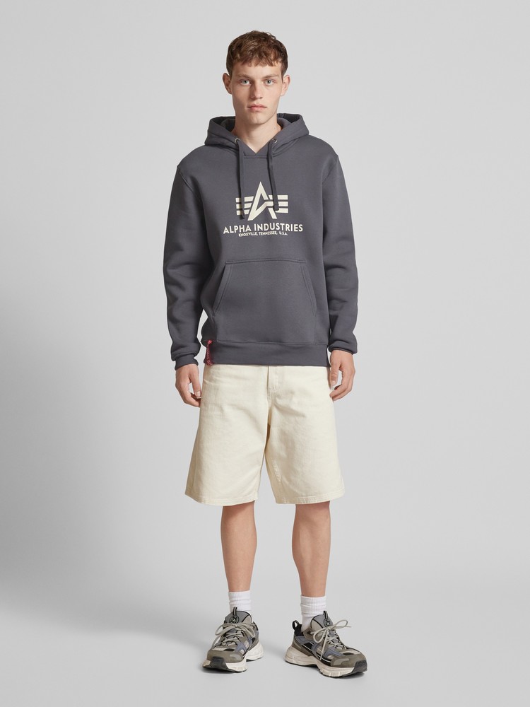

Худи мужское Alpha Industries 178312 серое XXL, Серый, 178312