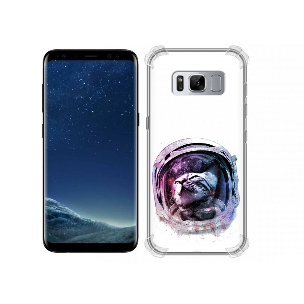 Чехол MyPads Tocco для Samsung Galaxy S8 кот в шлеме (PT62300.601.396)