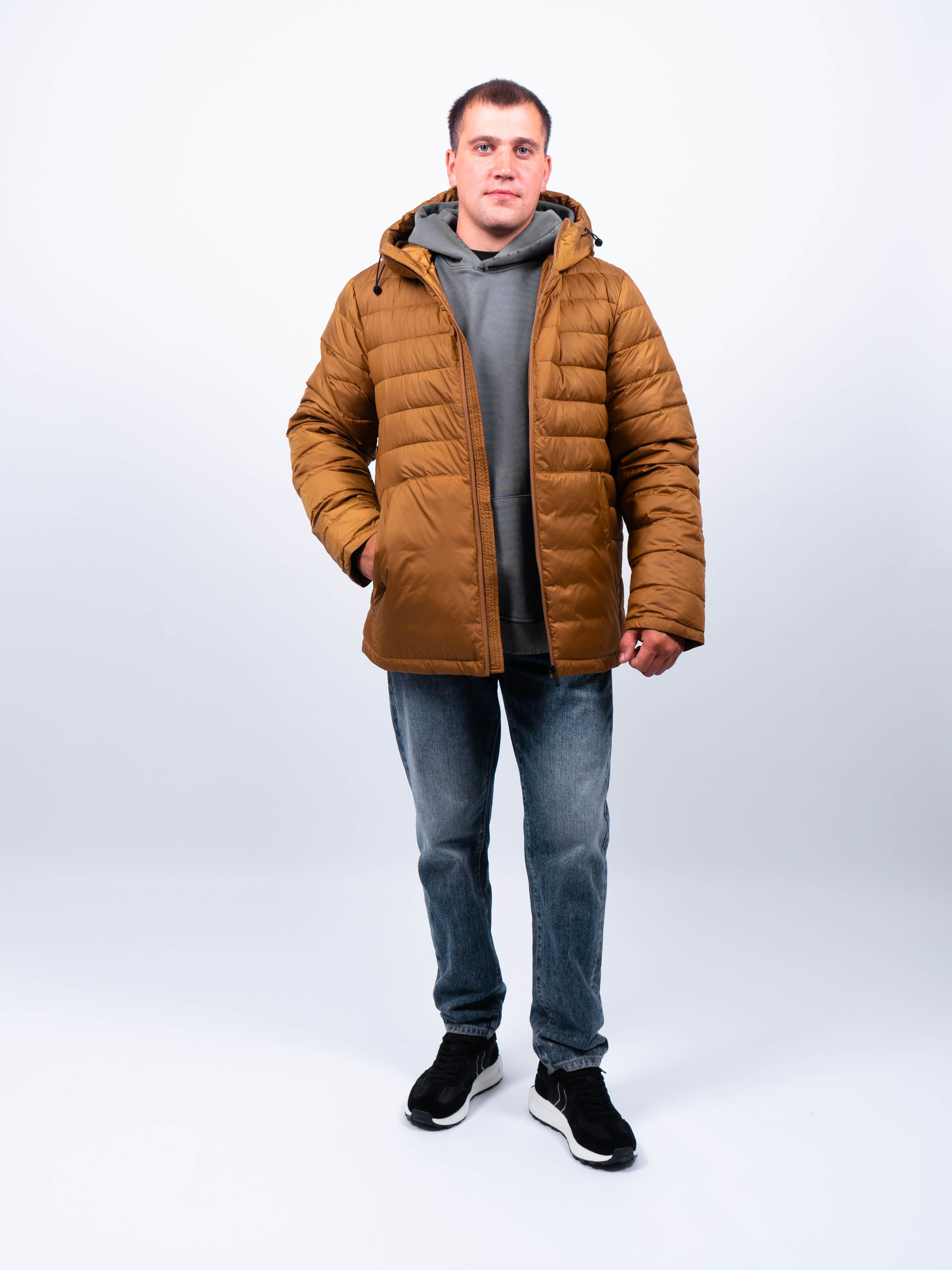 

Зимняя куртка мужская NoBrand MWD2871I коричневая 52 RU, Коричневый, MWD2871I